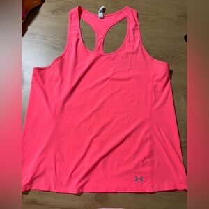 Under Armour Pink Sleeveless Tank Top Athletic Wear